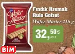 WAFER MASTER FINDIK KREMALI RULO GOFRET